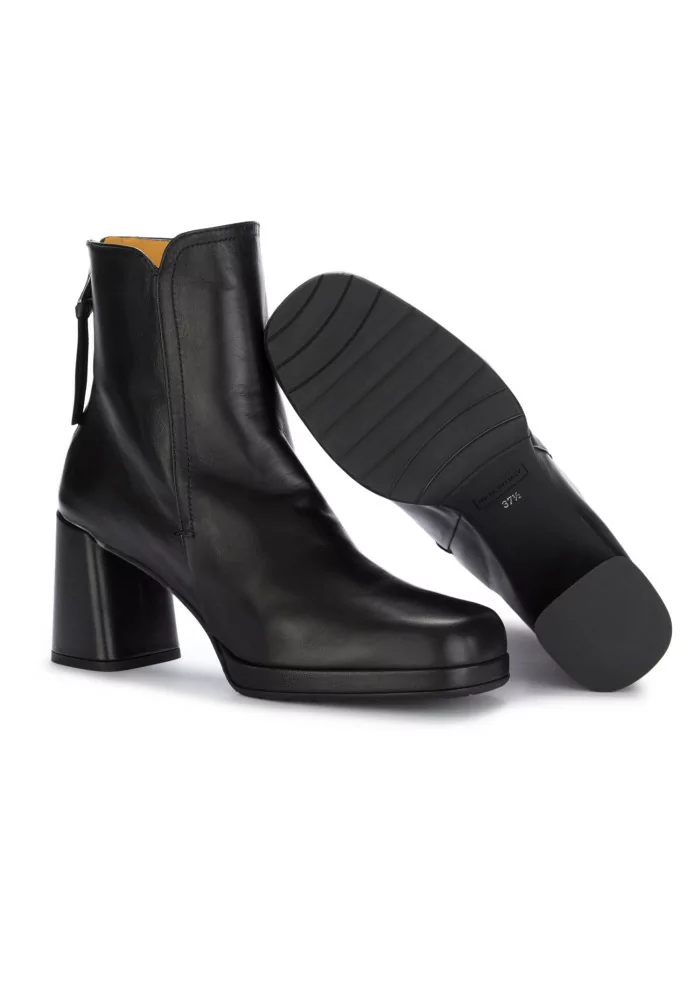 MARA BINI | STIVALETTI CON TACCO ALMA PELLE NERO Promozione Limitata
