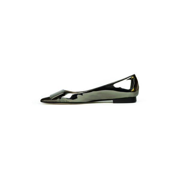 Prosperine Ballerina da Donna Effetto Specchio con Placca Italy