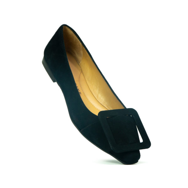 Prosperine Ballerina da Donna in Camoscio con Accessorio In Linea