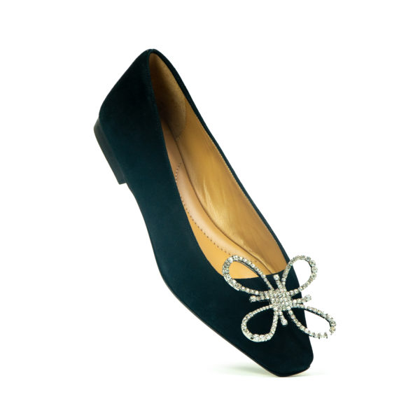 Prosperine Ballerina da Donna in Camoscio con Accessorio Nuovo