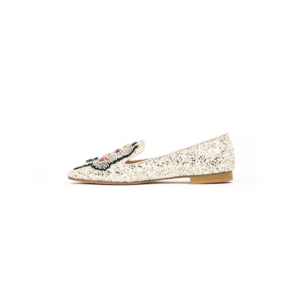 Prosperine Ballerina da Donna in Glitter con Pietre Promozione