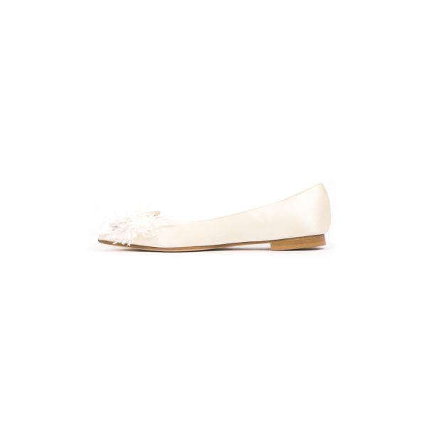 Prosperine Ballerina da Donna in Raso con Piume Affare Del Giorno
