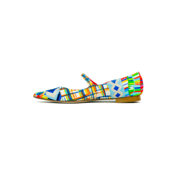 Prosperine Ballerina da Donna in Tessuto Multicolor Sconto