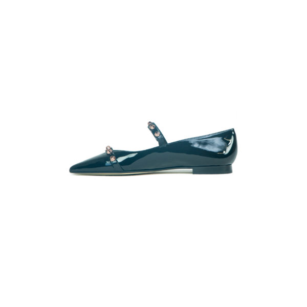 Prosperine Ballerina da Donna in Vernice con Cinturino e Borchie Online