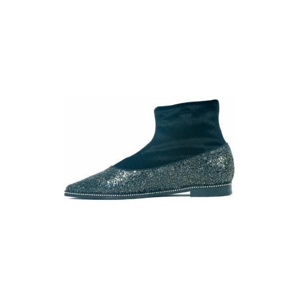Prosperine Stivaletto da Donna in Tessuto Glitter Spedizione Gratuita