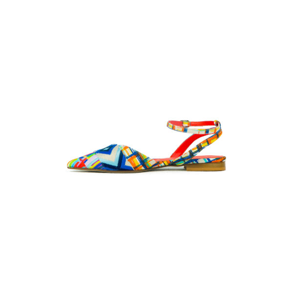 Prosperine Sandalo da Donna in Tessuto Multicolor Saldi
