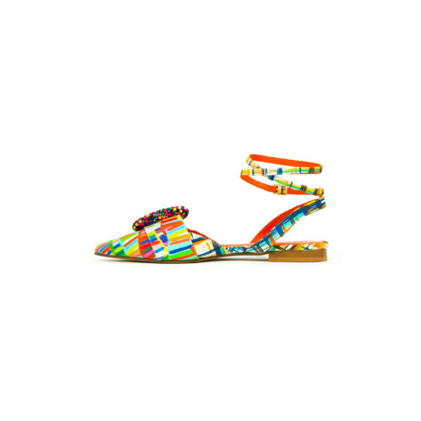 Prosperine Sandalo da Donna in Tessuto Multicolor Offerte