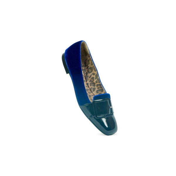 Prosperine Slipper da Donna in Velluto e Vernice In Saldo