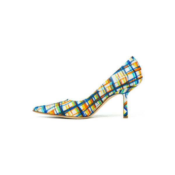 Prosperine Decolletè da Donna in Tessuto Multicolor Moda