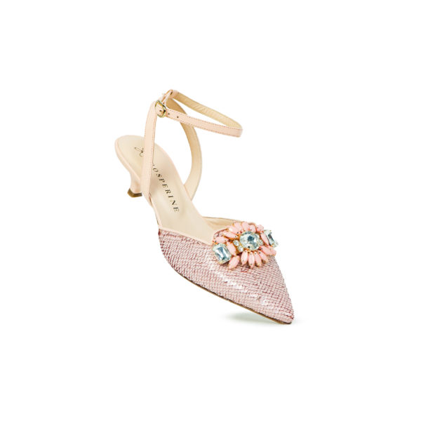 Prosperine Sandalo da Donna con Tacco 35 mm in Paillettes Novità