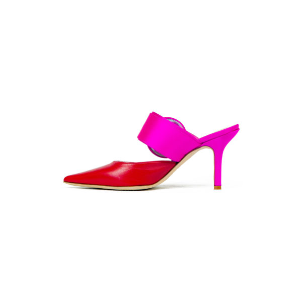 Prosperine Sandalo da Donna con Tacco in Raso e Nappa Outlet