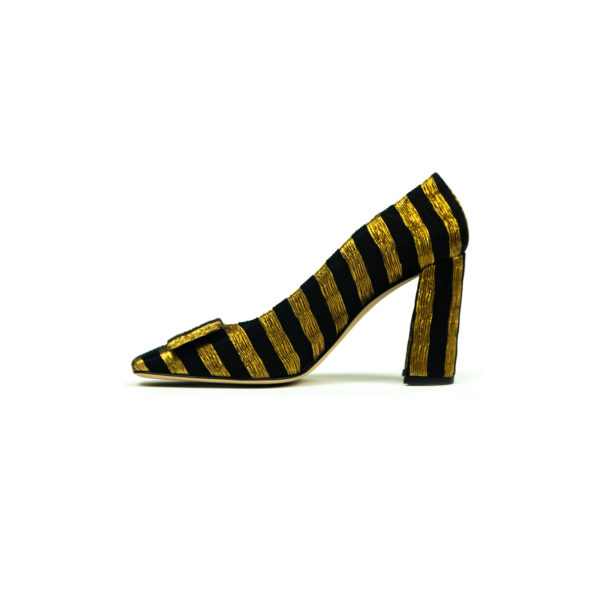 Prosperine Scarpa donna in tessuto a righe Promozione