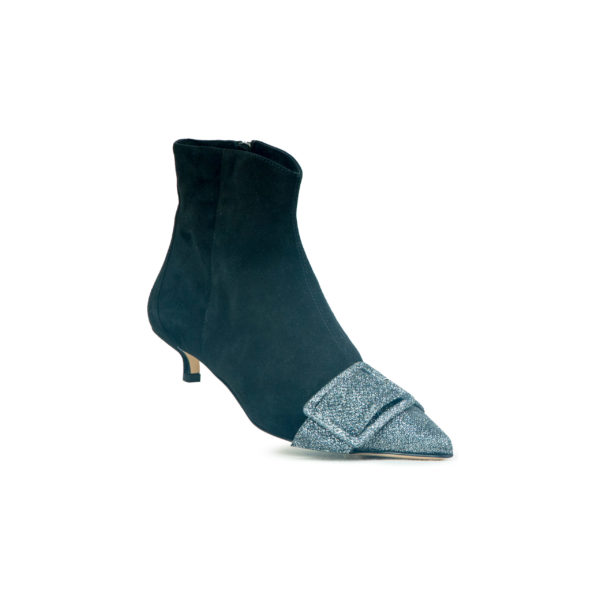 Prosperine Stivale da Donna in Camoscio con Punta in Glitter Acquista Ora