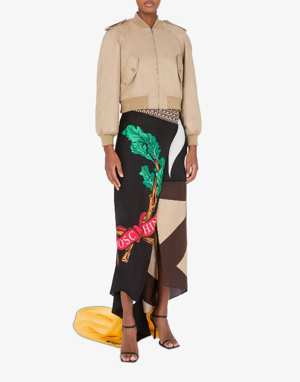 Love Moschino Bomber in gabardina 100% Shrunk Vendite Flash