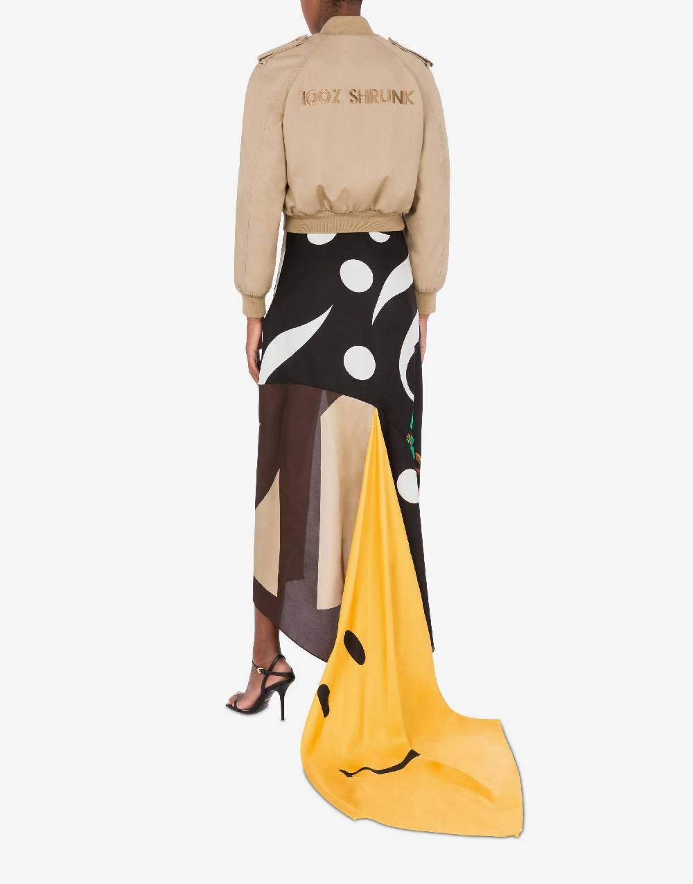 Love Moschino Bomber in gabardina 100% Shrunk Vendite Flash