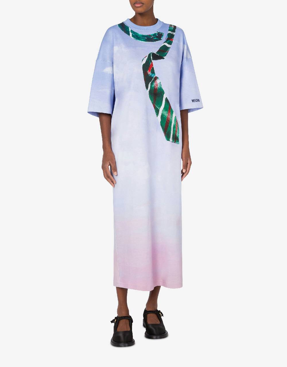 Love Moschino Abito in interlock di cotone In The Cloud Italy