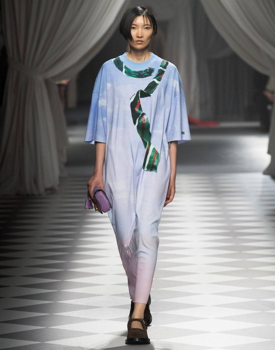 Love Moschino Abito in interlock di cotone In The Cloud Italy