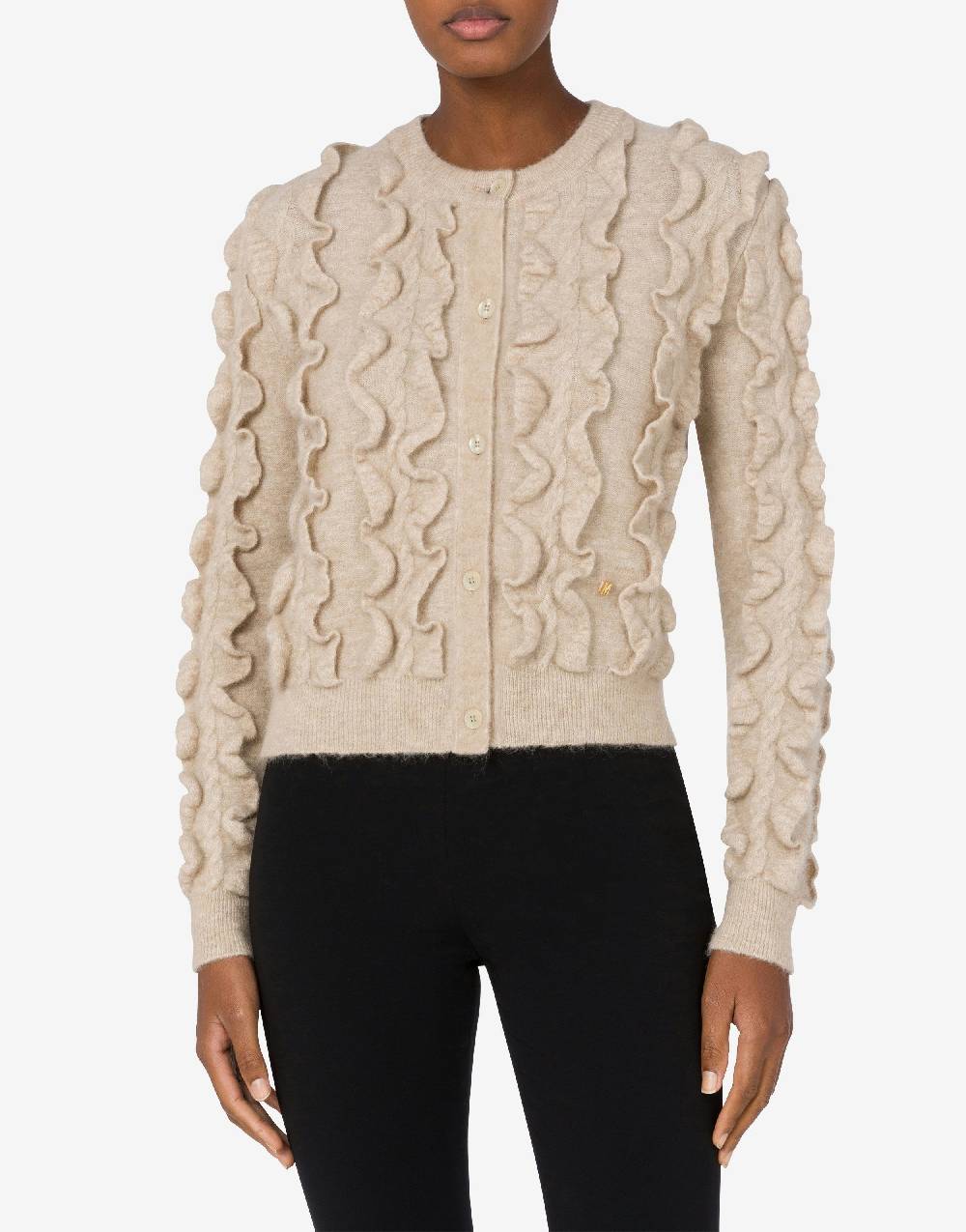 Love Moschino Pullover in mohair stretch Golden M Italia