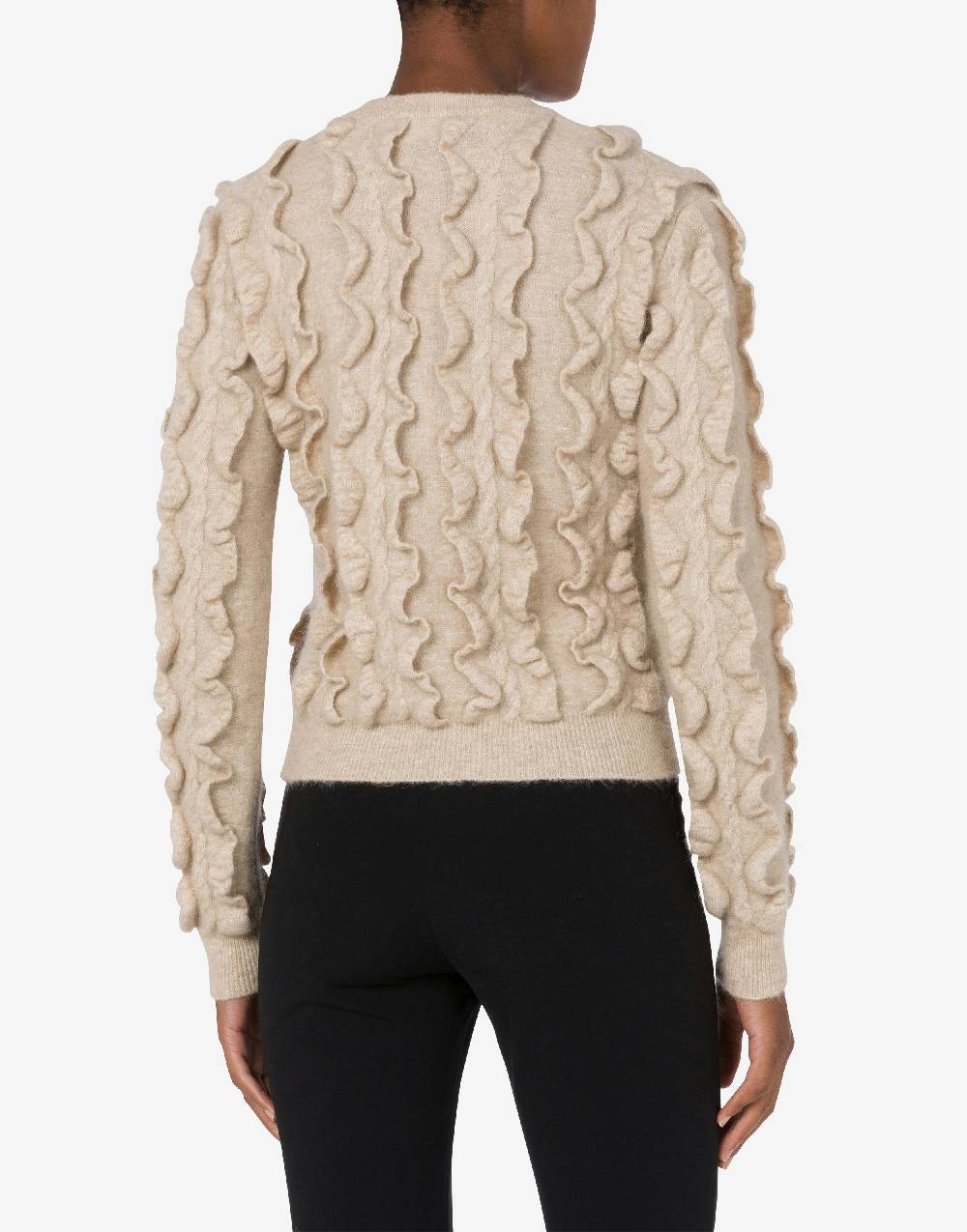 Love Moschino Pullover in mohair stretch Golden M Italia