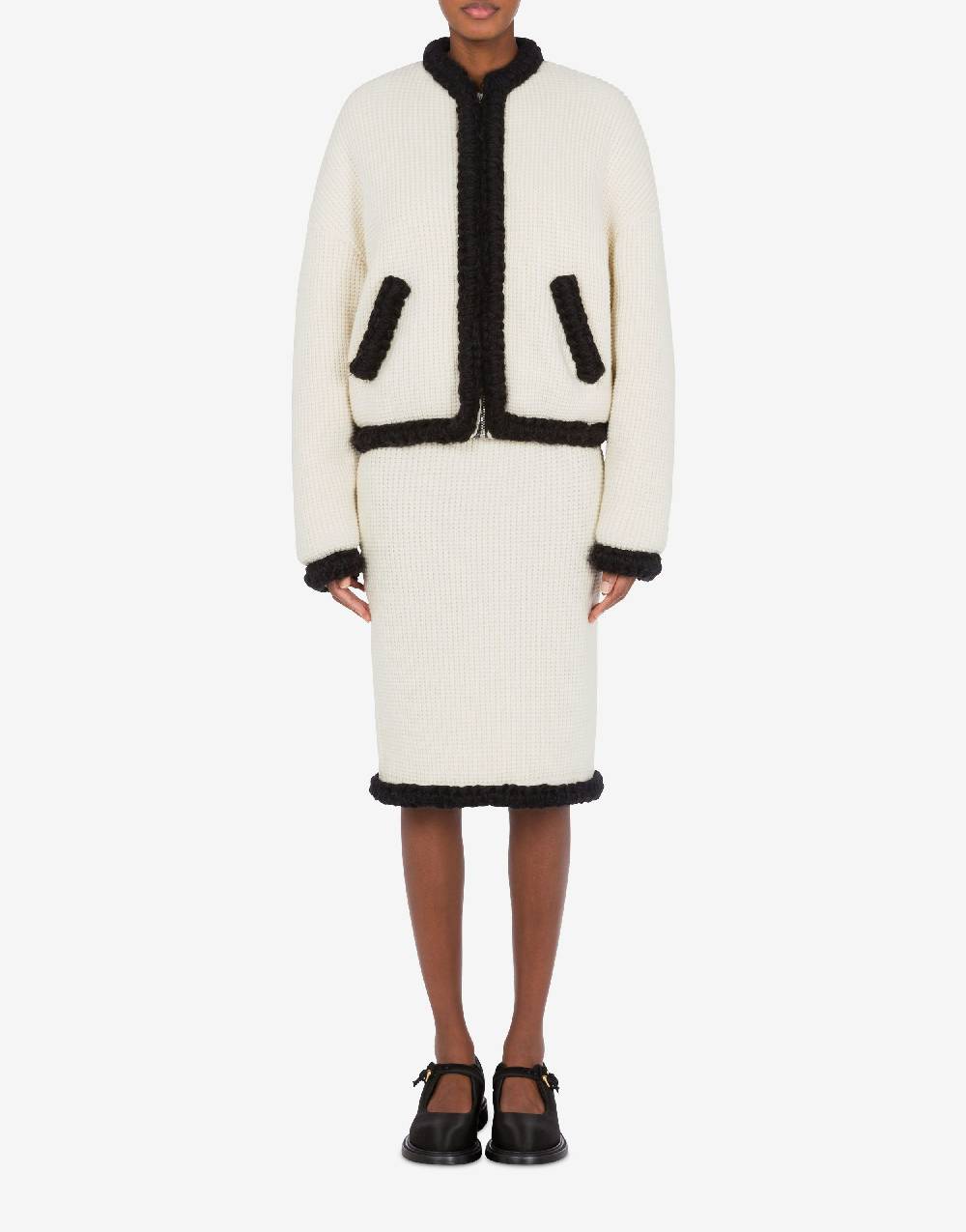 Love Moschino Giacca corta in lambswool superfine 2025