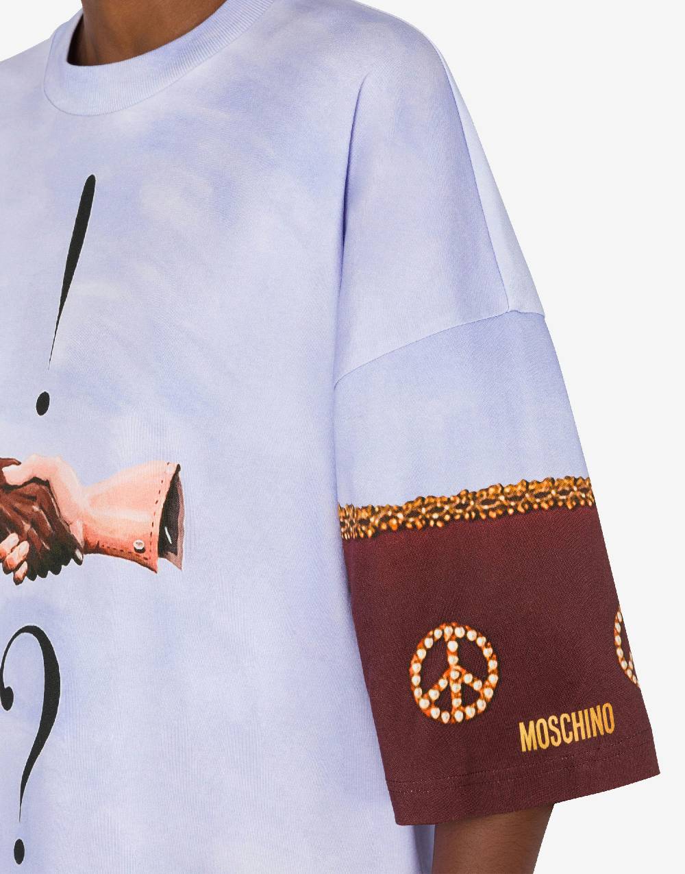 Love Moschino Abito in interlock di cotone Volemosebbene Vendita