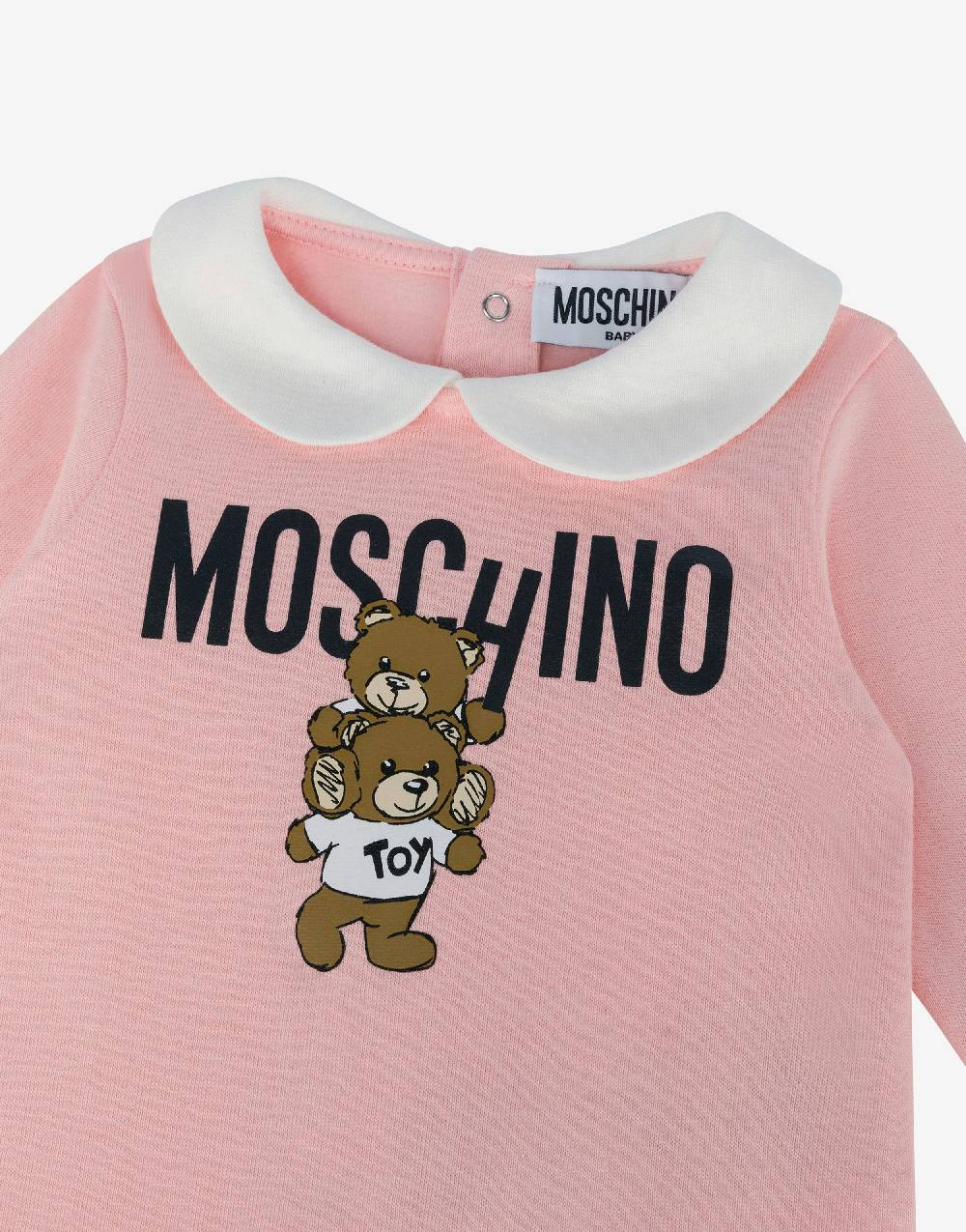 Love Moschino Tutina in felpa Teddy Logo Sottocosto
