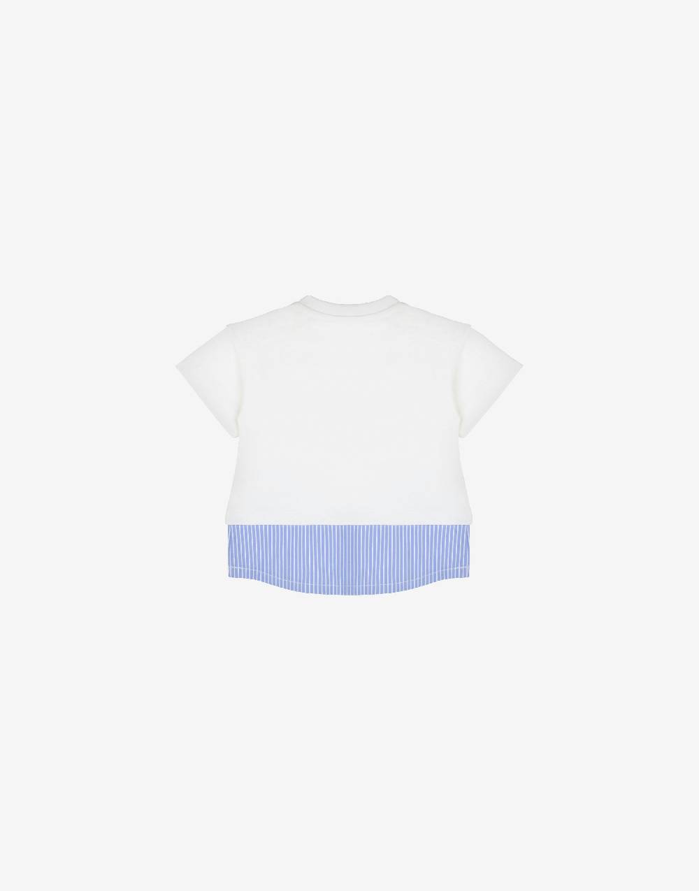Love Moschino T-shirt in jersey Upside Down Logo Sconto