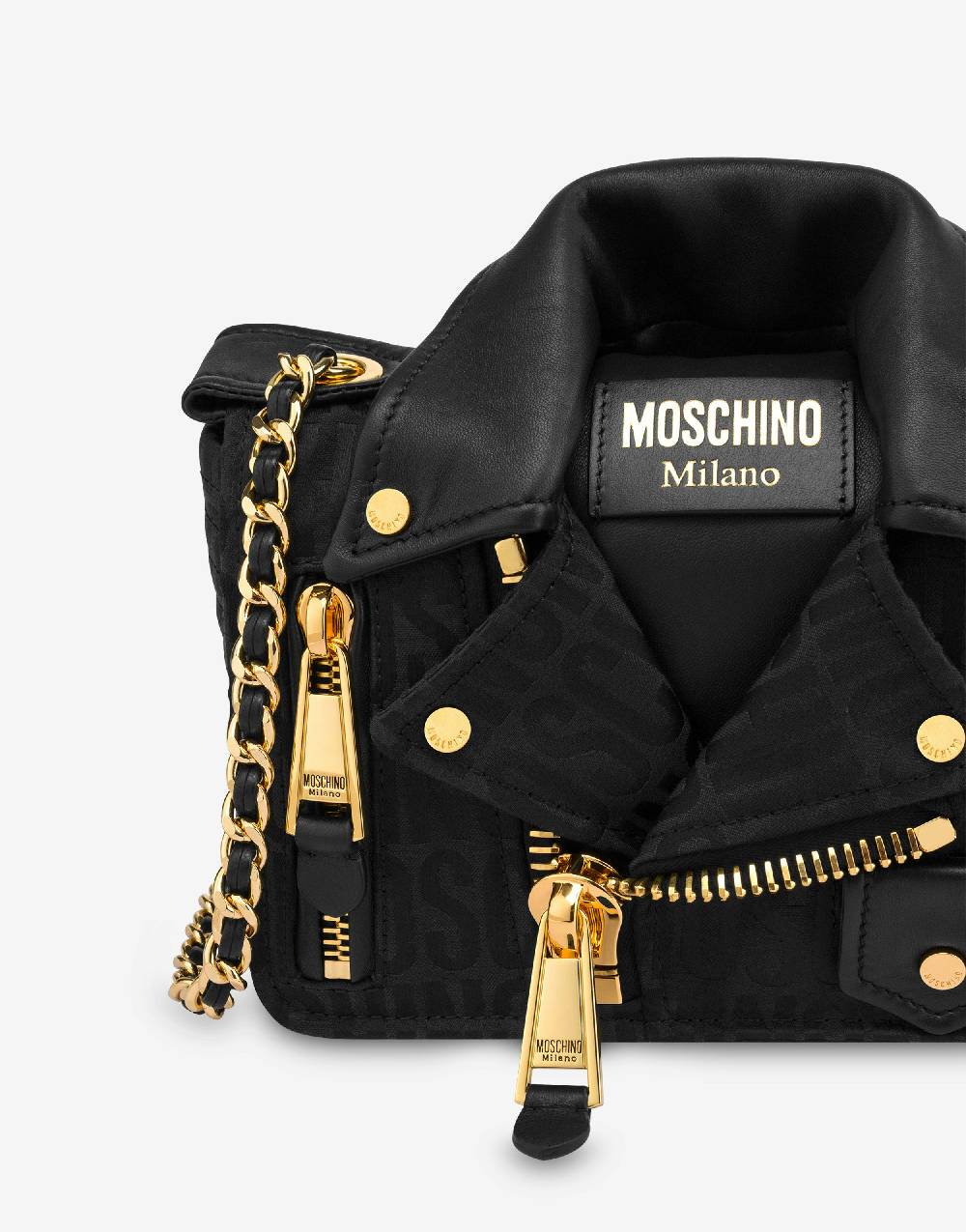 Love Moschino Moschino Biker bag in nylon Allover Logo Hotsell