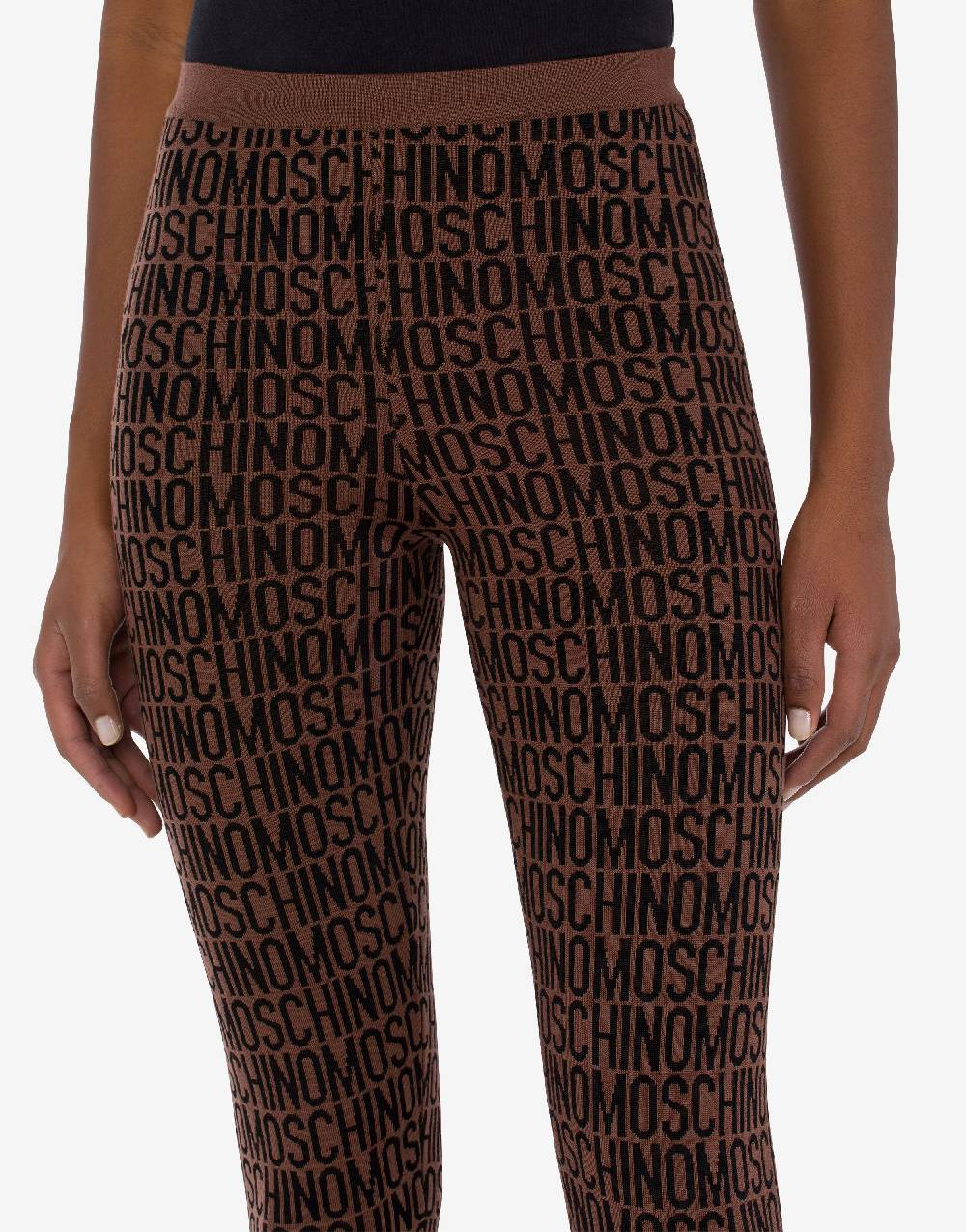 Love Moschino Leggings in lana Allover Logo Negozio