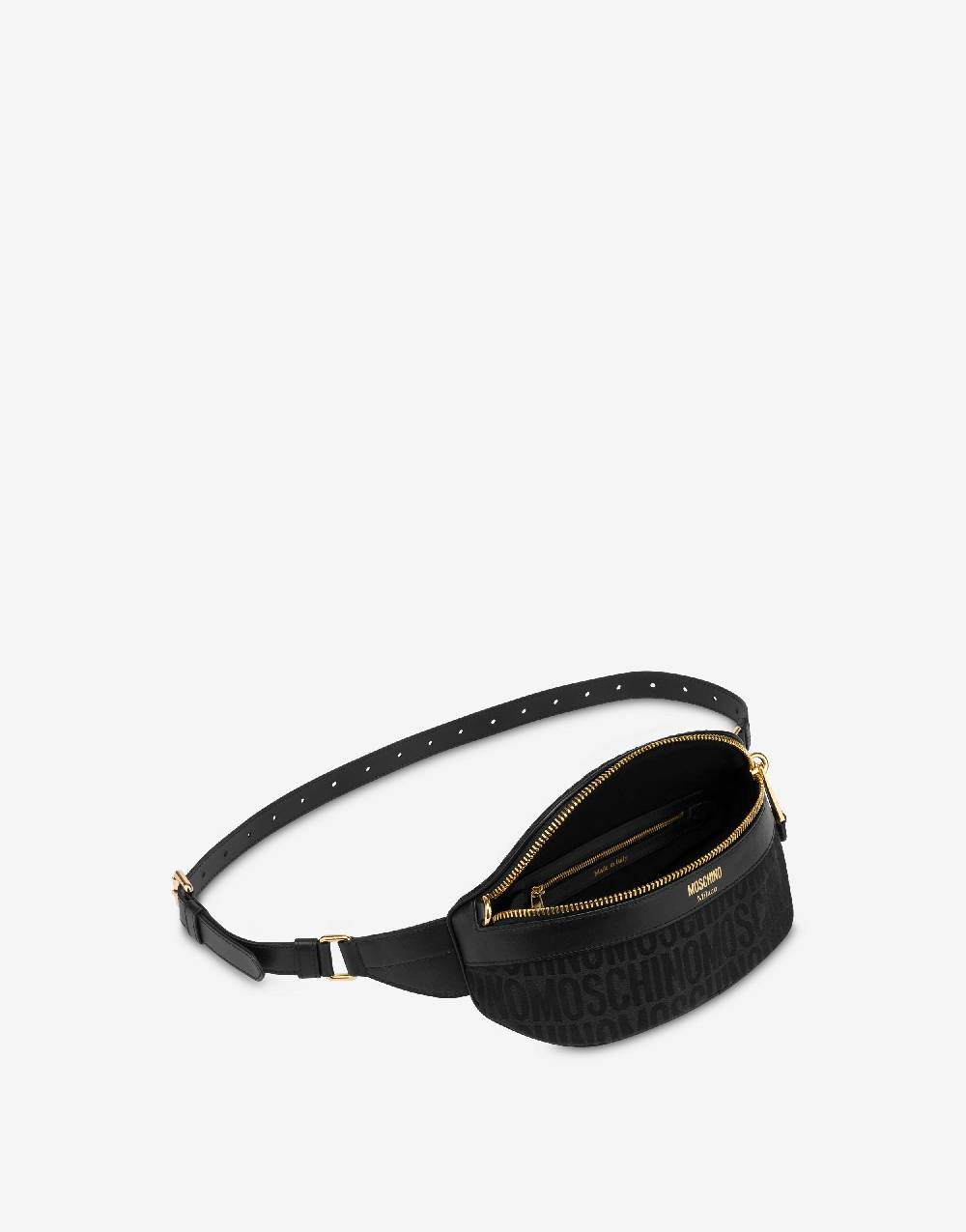 Love Moschino Marsupio in nylon Allover Logo Italy