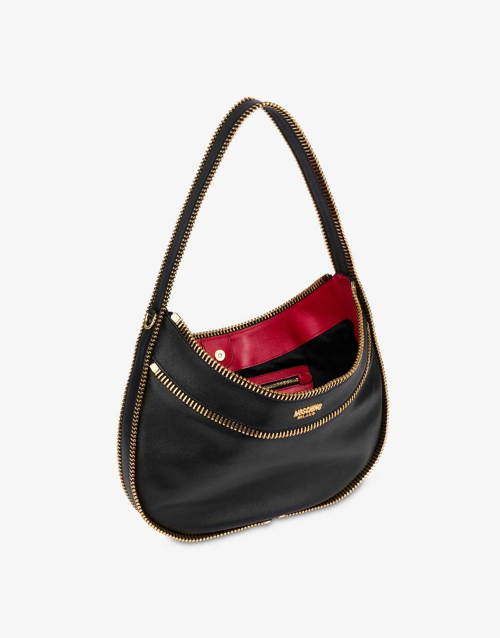Love Moschino Moschino Rider hobo bag in vitello Sottocosto