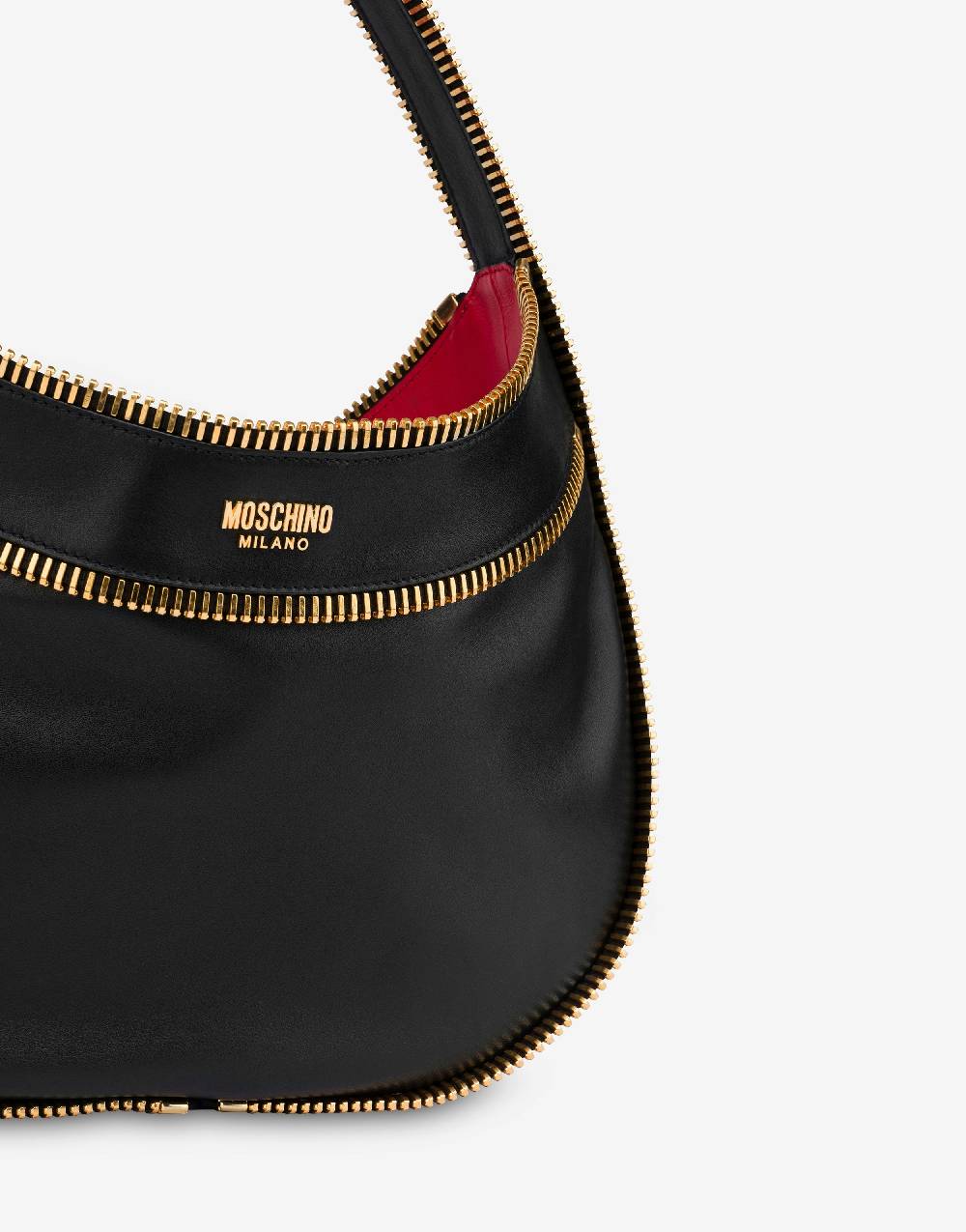 Love Moschino Moschino Rider hobo bag in vitello Sottocosto