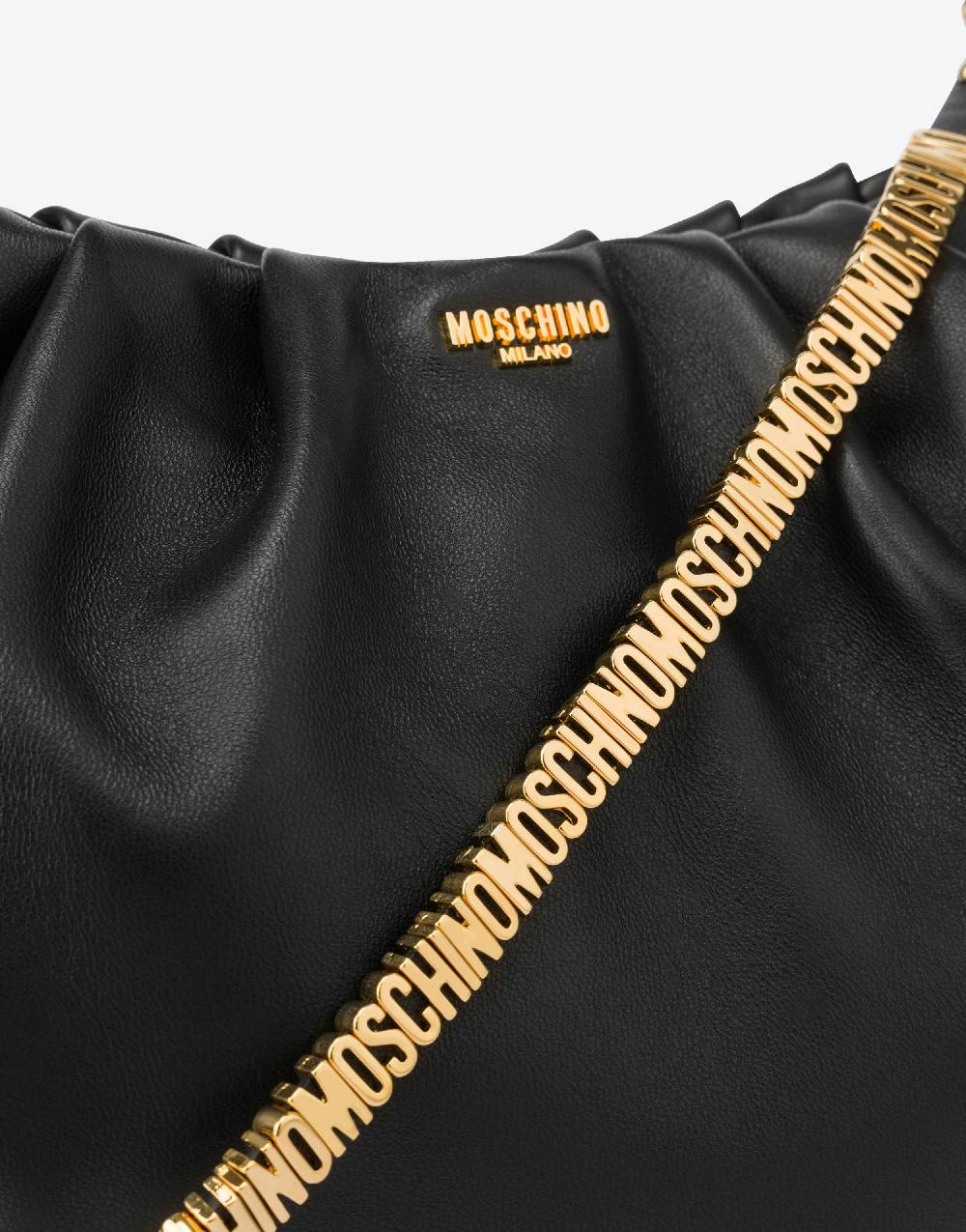 Love Moschino Hobo bag in nappa Mini Lettering Offerta