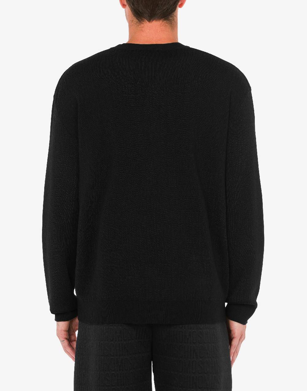 Love Moschino Cardigan in lana Allover Logo Online