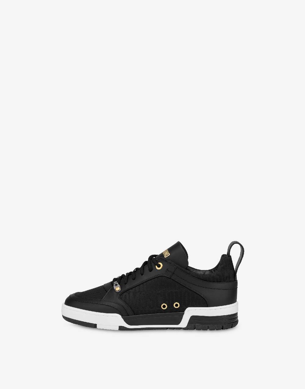Love Moschino Sneakers in nylon Allover Logo Offerte