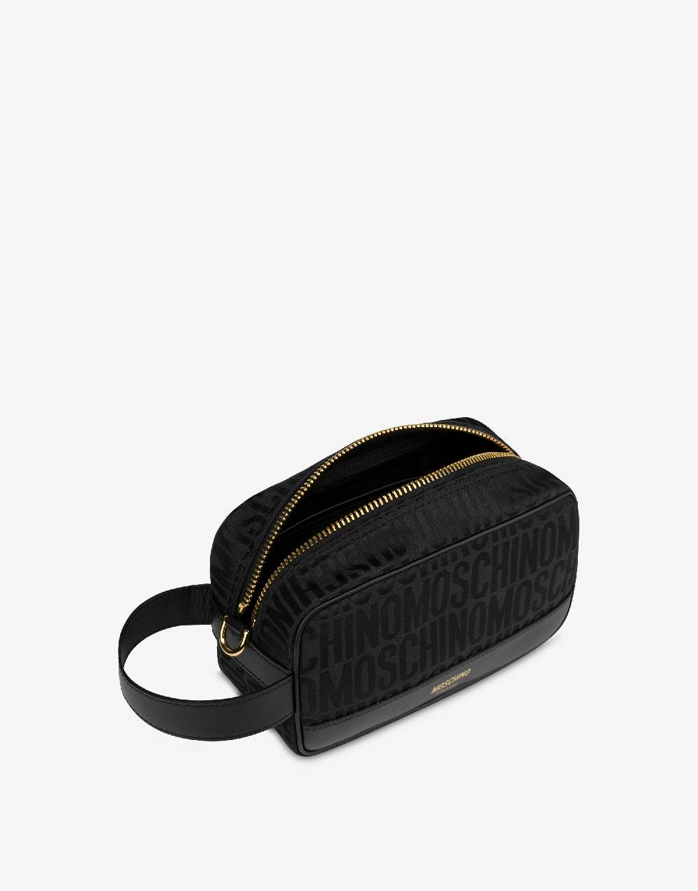Love Moschino Beauty case in nylon Allover Logo Negozio
