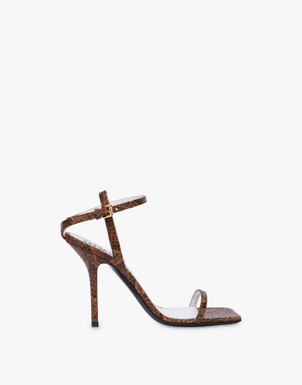 Love Moschino Sandali in vitello stampa pitone Tina Promozione