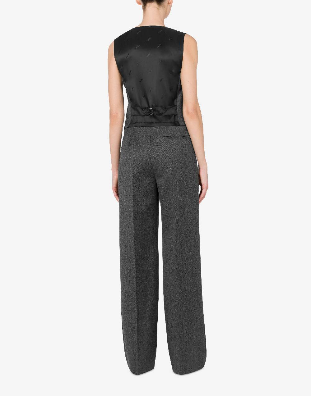 Love Moschino Tuta in grain poudre di lana 2025