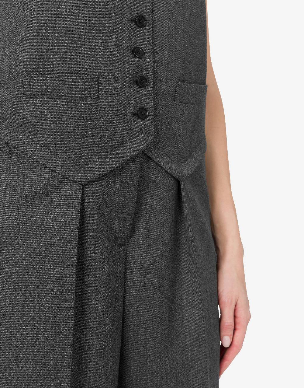 Love Moschino Tuta in grain poudre di lana 2025
