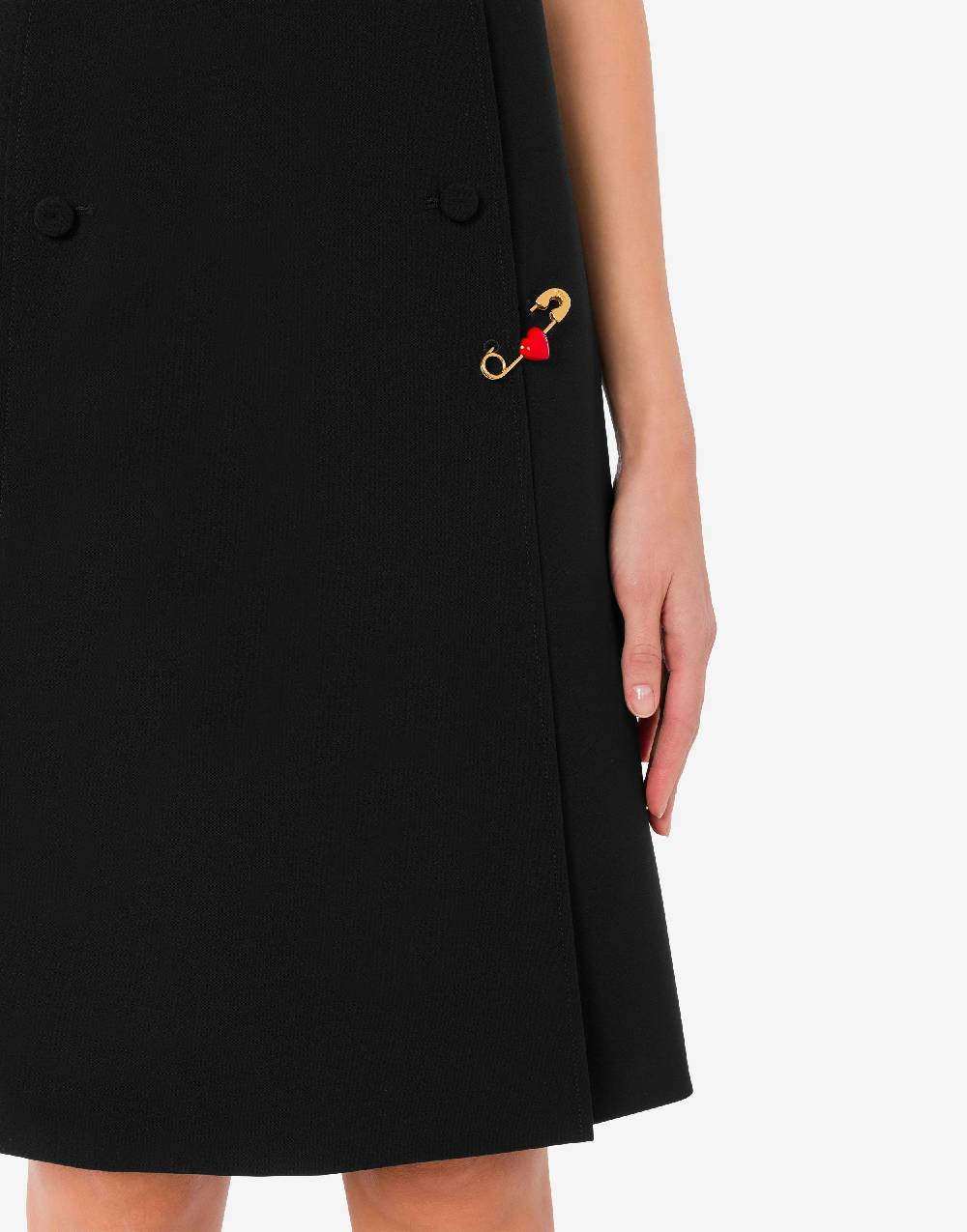 Love Moschino Abito Heart Safety Pin Soddisfazione Garantita