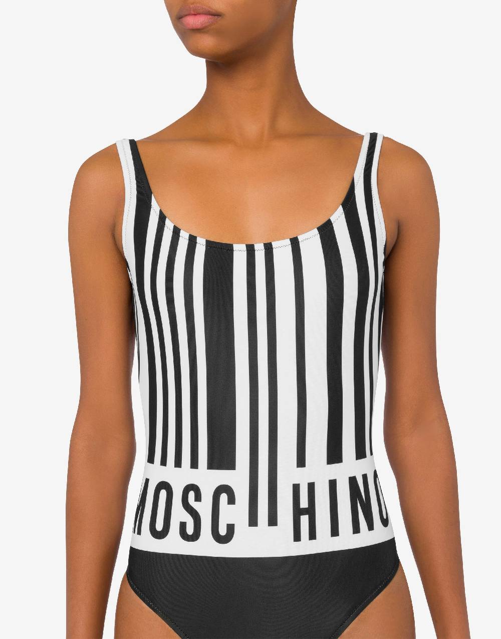 Love Moschino Costume intero con stampa Barcode Consegna Veloce