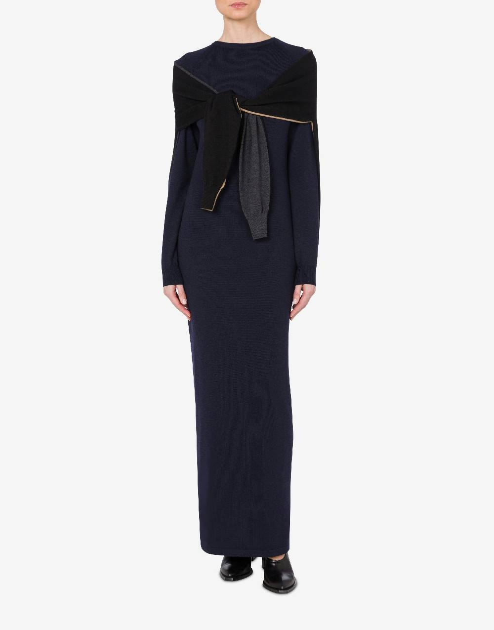 Love Moschino Abito in lana Layer Up Online