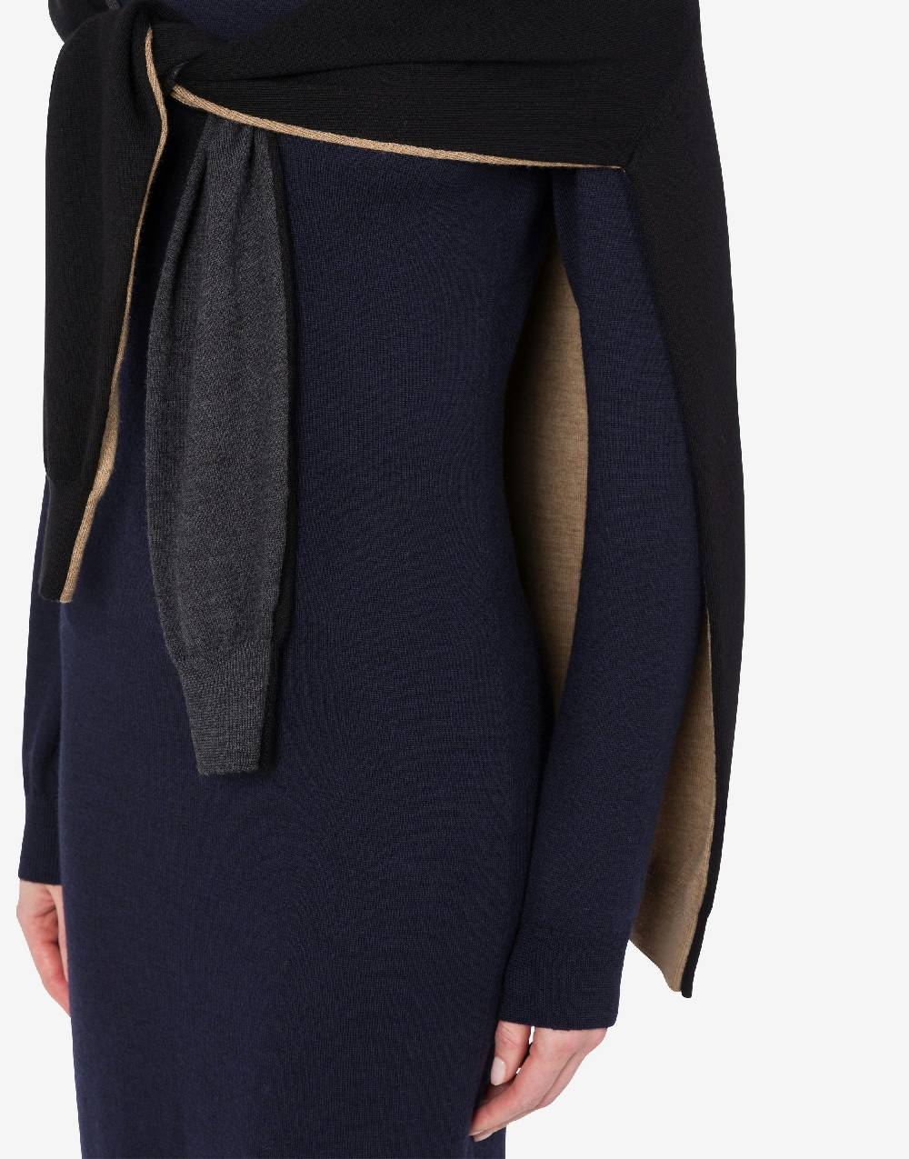 Love Moschino Abito in lana Layer Up Online