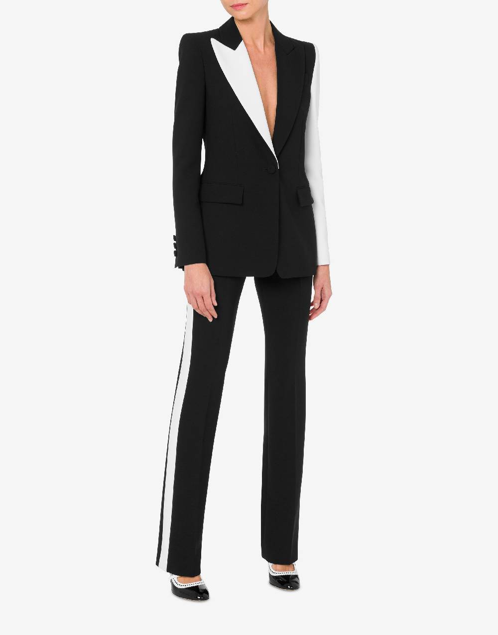 Love Moschino Giacca Black and White Nuova