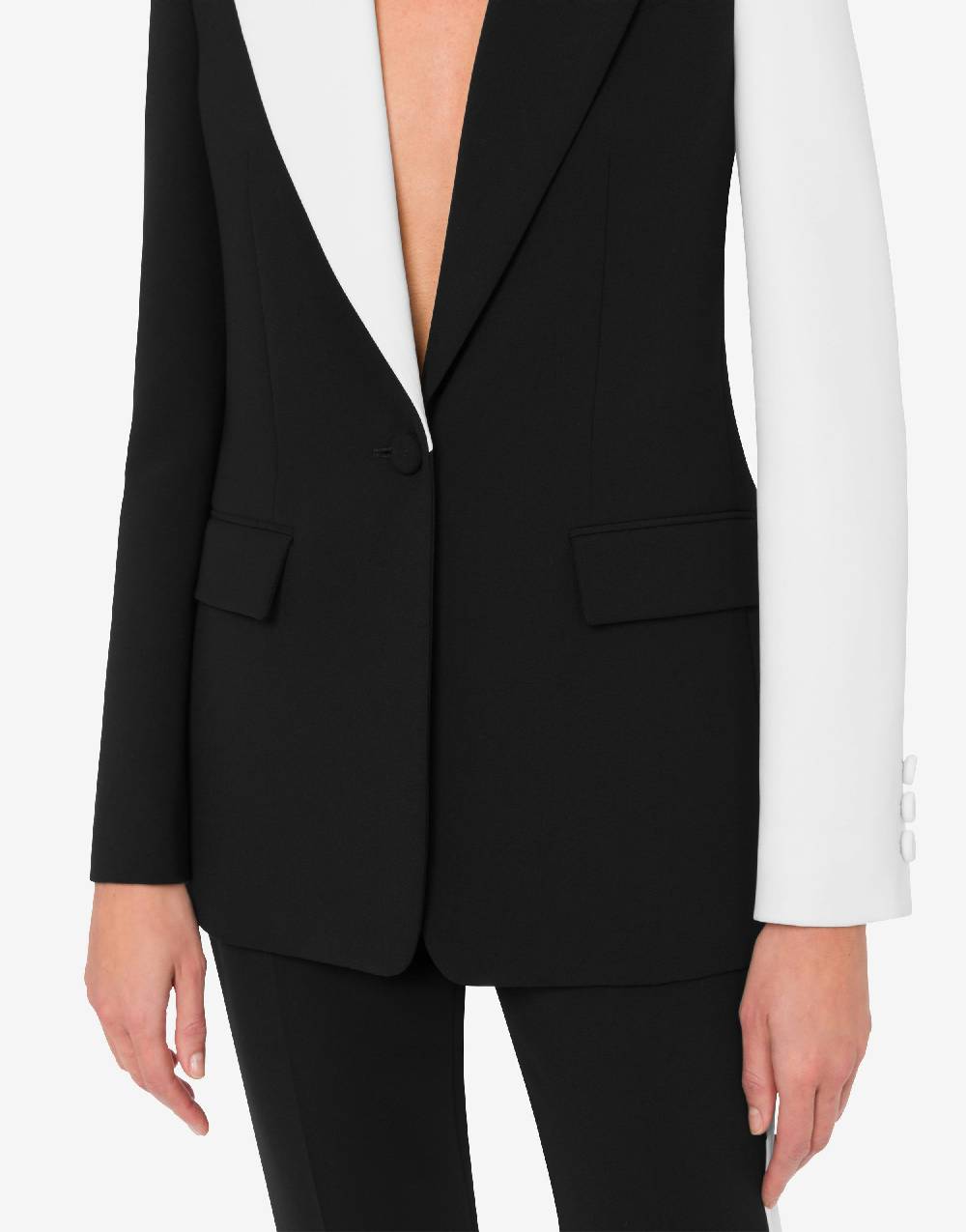 Love Moschino Giacca Black and White Nuova