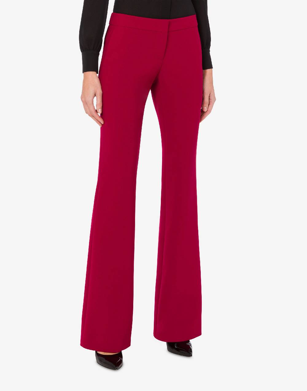 Love Moschino Pantalone flare in crêpe Qualità