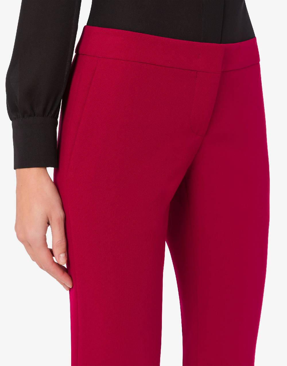 Love Moschino Pantalone flare in crêpe Qualità