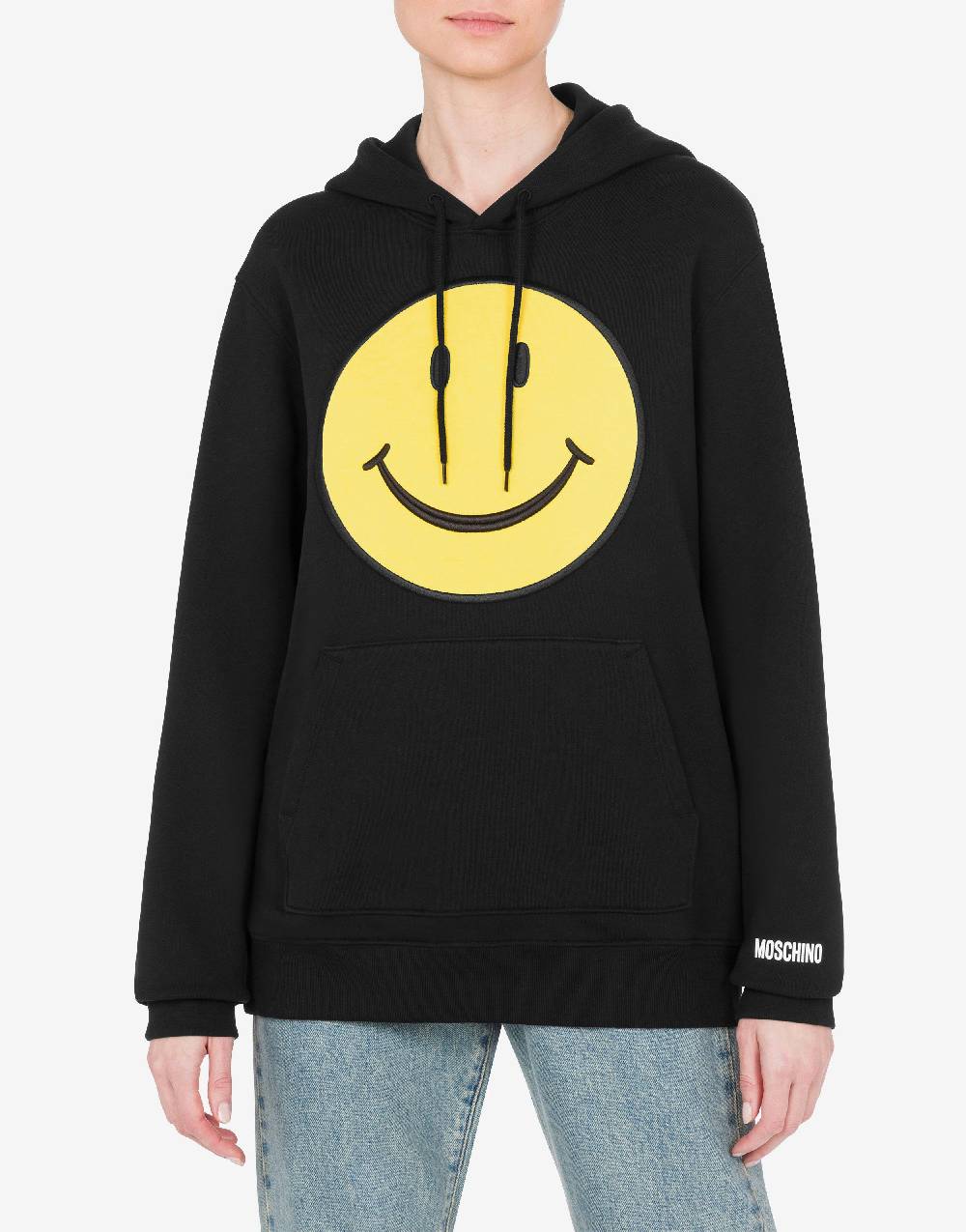 Love Moschino Felpa in cotone organico Smiley® Promozione Limitata