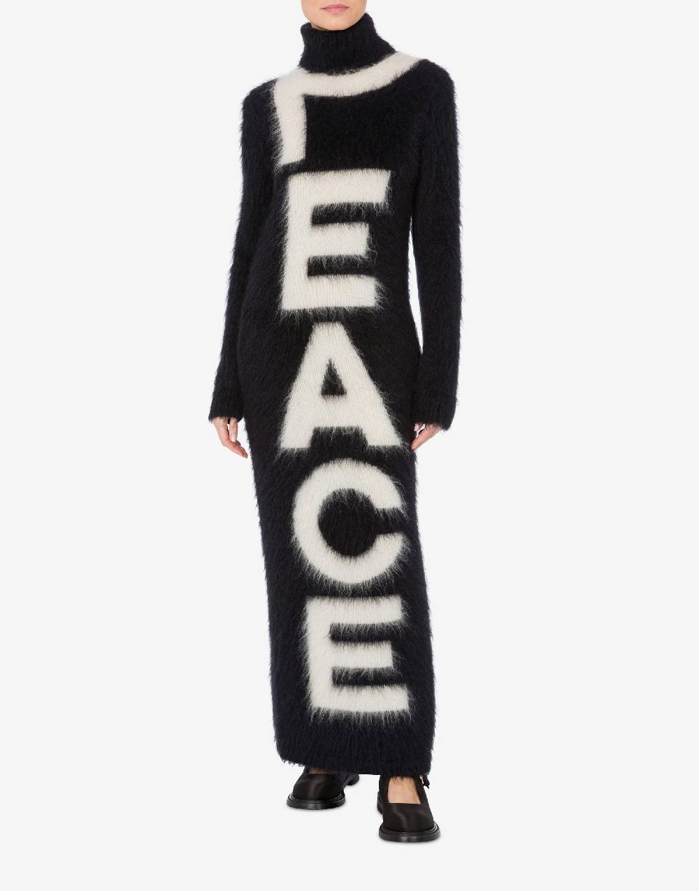 Love Moschino Abito in mohair garzato Peace Fino Al -60%