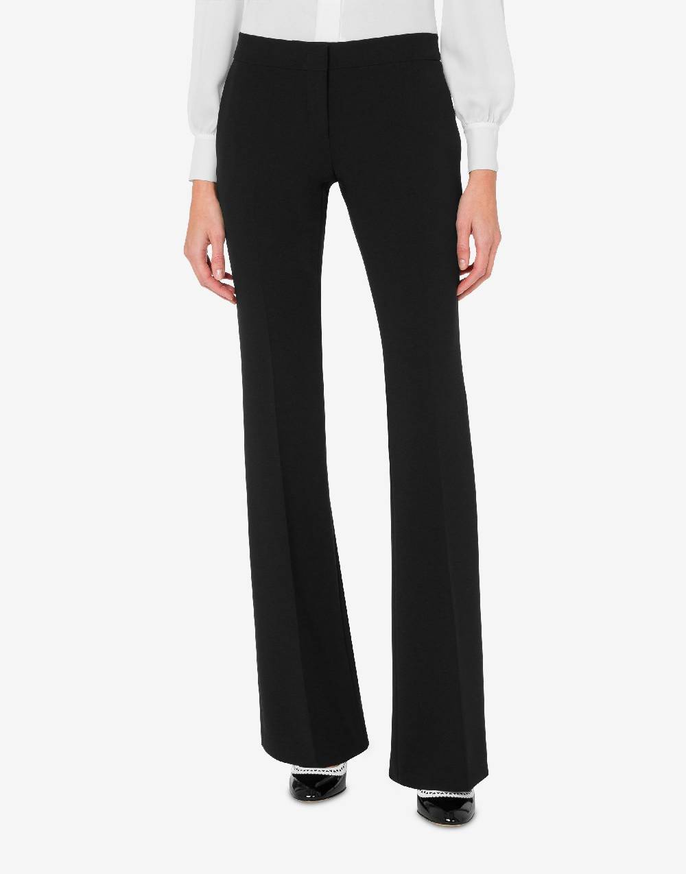Love Moschino Pantalone flare in crêpe Convenienza